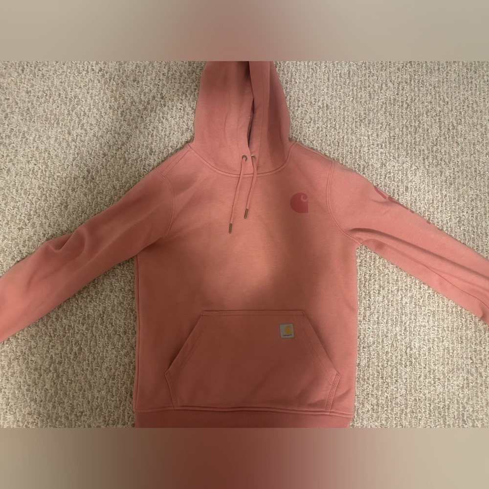 Carhartt Dusty Rose Hoodie Size XS